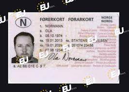 Buy genuine Norwegian drivers license online 