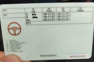 Buy Northern Ireland driving licence without tests using a Provisional driving licence